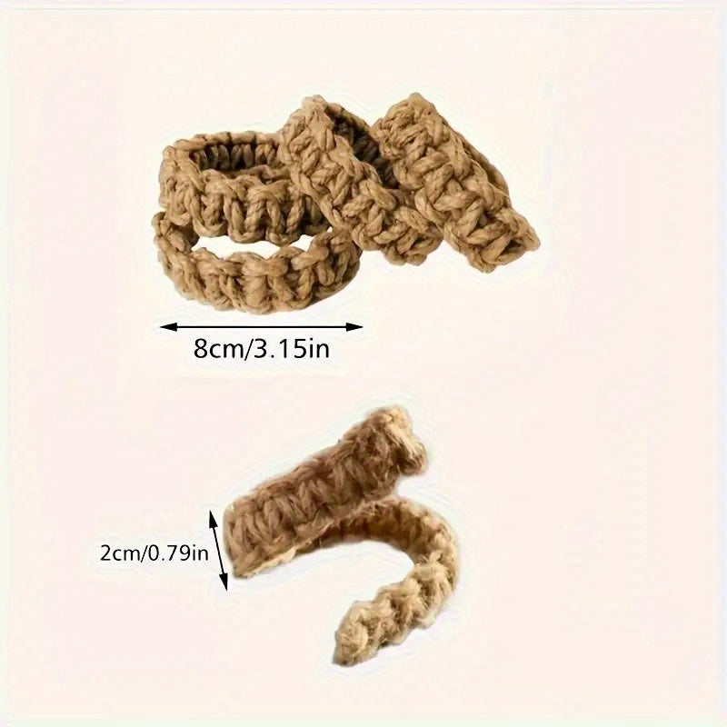 8-Piece Braided Curtain Tieback Set