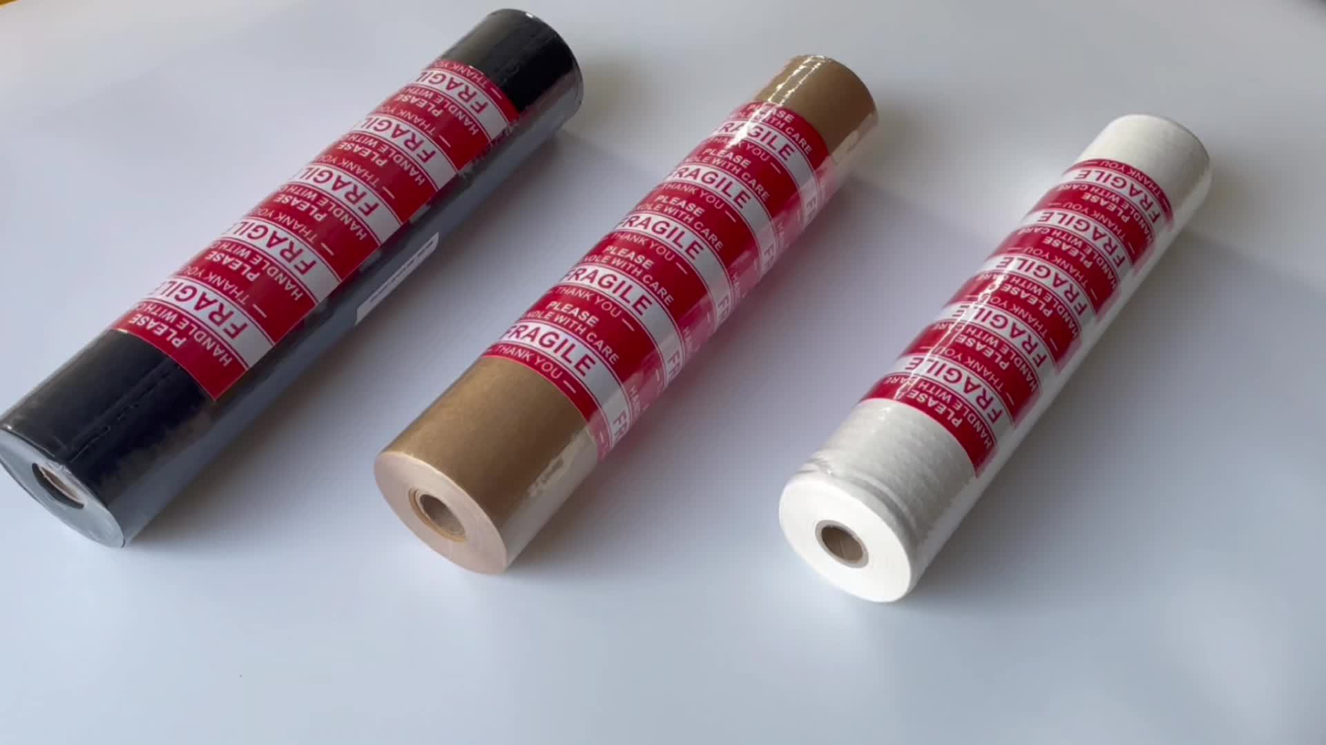 Honeycomb Packing Paper Roll with Fragile Stickers