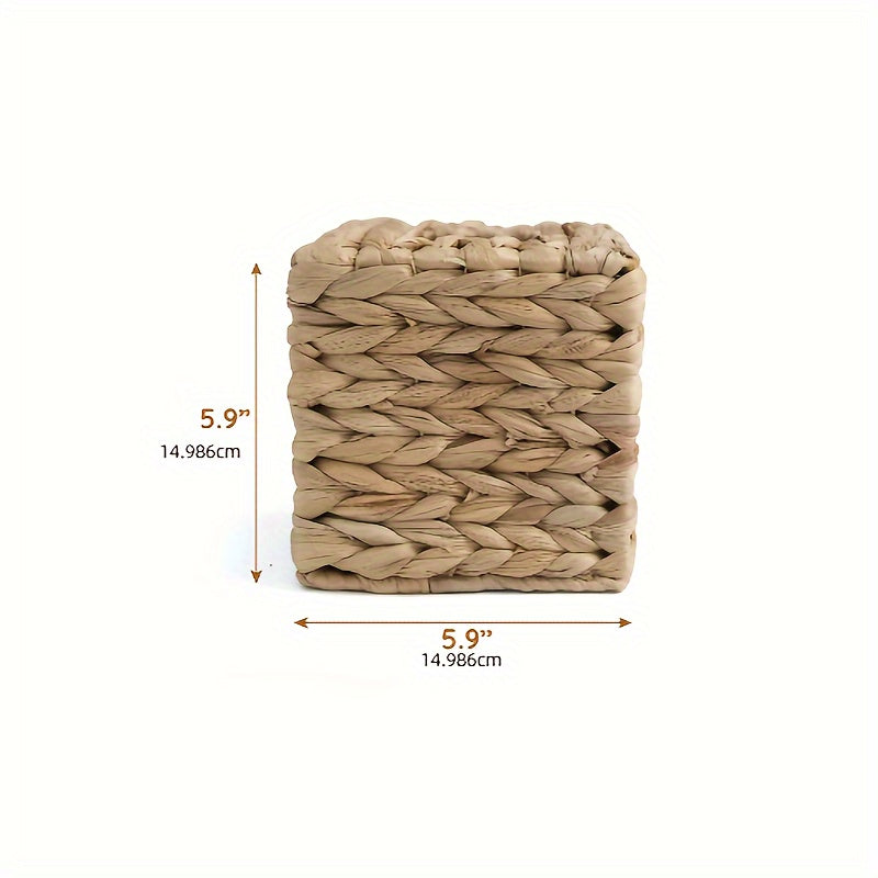 Woven Wicker Tissue Box Cover (Square)