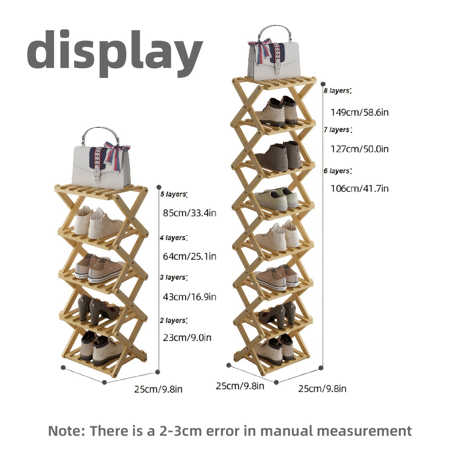 No-Install Breathable Shoe Rack