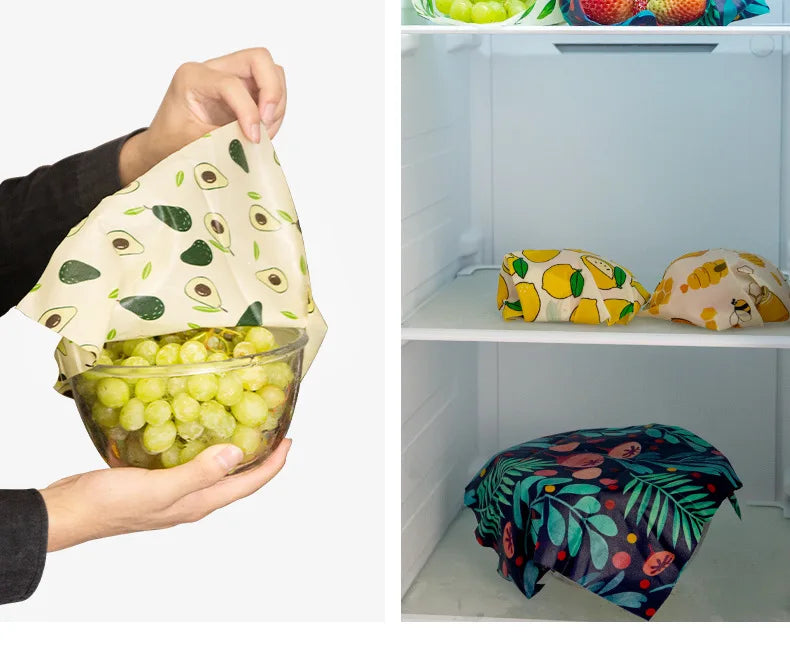 EcoWrap Reusable Beeswax Food Wraps — Sustainable & Organic Food Storage Solution