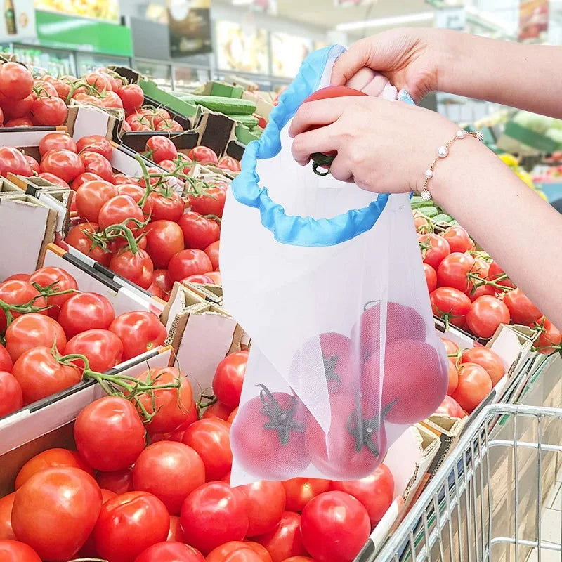 GreenMesh Reusable Produce Bags — Washable Eco-Friendly Mesh Bags for Grocery Shopping