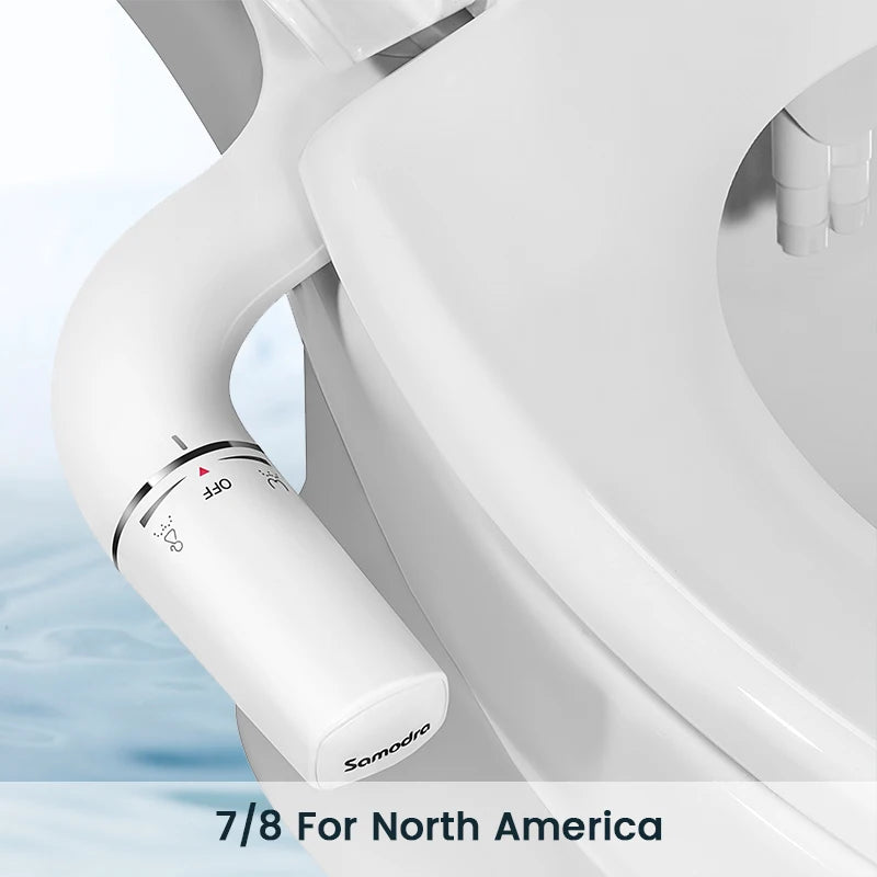 Ultra-Slim Bidet Attachment – Dual Nozzle with Adjustable Water Pressure
