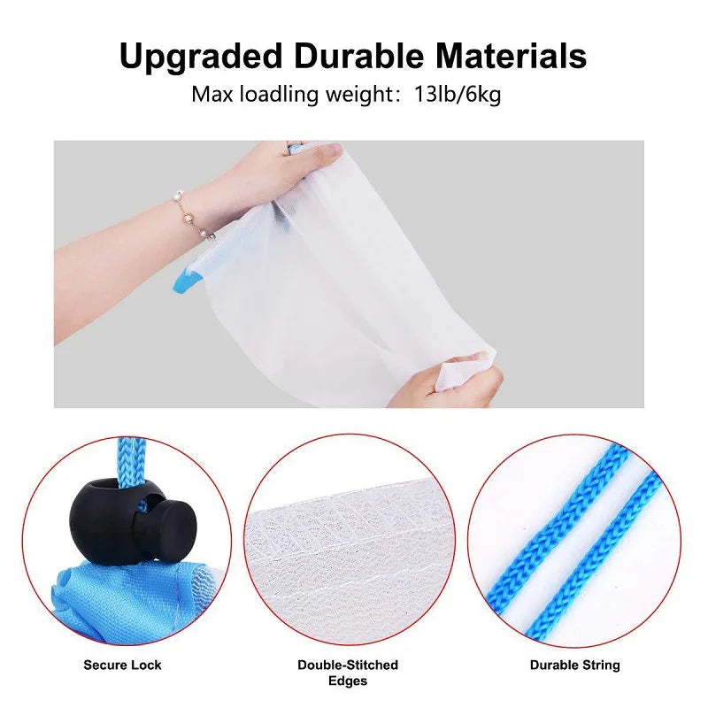 GreenMesh Reusable Produce Bags — Washable Eco-Friendly Mesh Bags for Grocery Shopping