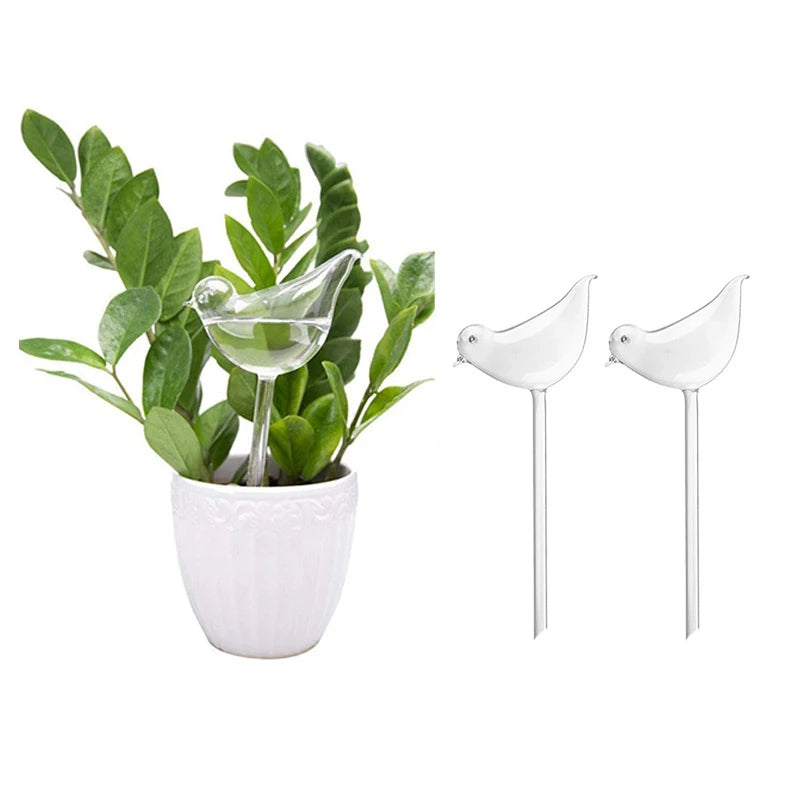 AquaBloom Self-Watering Bulbs — Automatic Bird & Ball Shape Drip Irrigation System