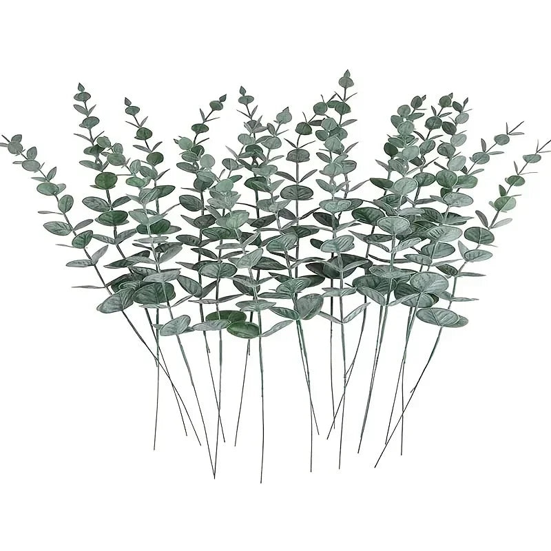EverGreen Elegance – 10PCS Artificial Eucalyptus Stems
