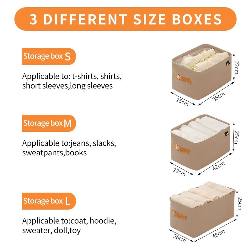 Thicken Clothes Organizer Box Set