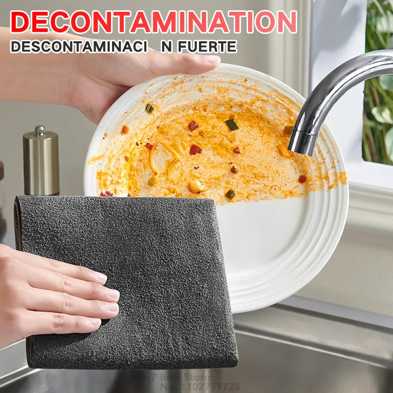 MagicShine Thickened Microfiber Cleaning Cloths — Lint-Free Glass & Surface Clean Towels