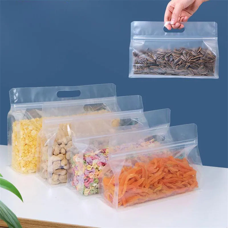 EcoZip Reusable PEVA Food Storage Bags — Leakproof Stand-Up Silicone-Free Freezer Bags