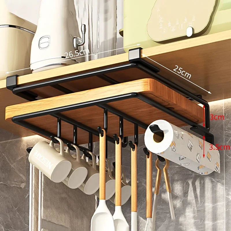 Multifunctional Kitchen Hanging Organizer Rack