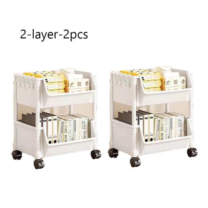 SlimSpace Trolley Storage Rack — Narrow Slit Organizer for Kitchen, Bathroom & Living Room