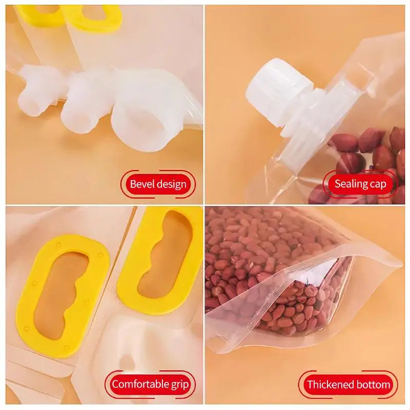 FreshGuard Reusable Storage Bags — Moisture-Proof & Insect-Proof Grain Packaging (5PCS Set)