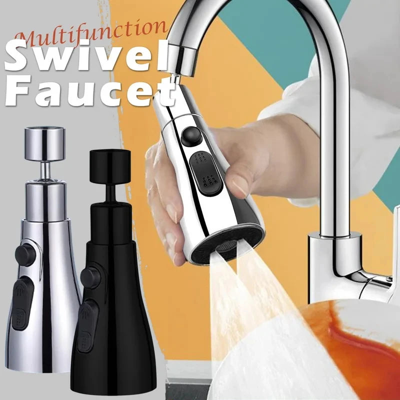 AquaGlide 360° Faucet Extender — Ultimate Splash-Proof Sink