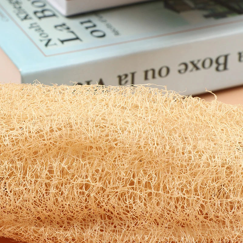 PureLufa Natural Loofah Sponge — Biodegradable Exfoliating Scrubber for Shower & Kitchen