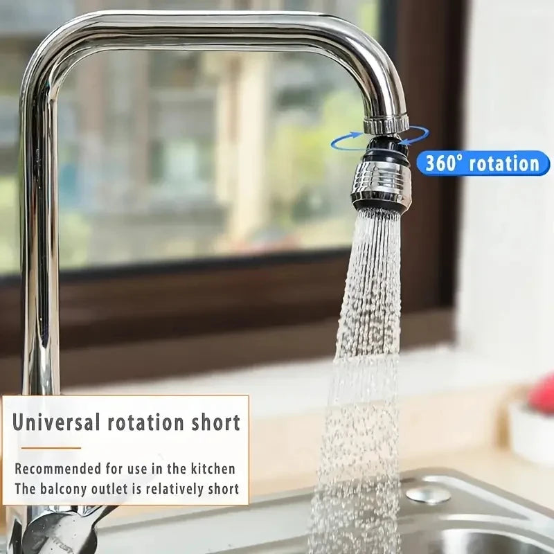 AquaShield 360° Anti-Splash Faucet Head — Water-Saving Bubbler Nozzle