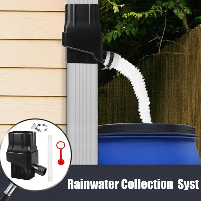 AquaHarvest Rainwater Collection Kit – Easy Install Diverter System with Filtration