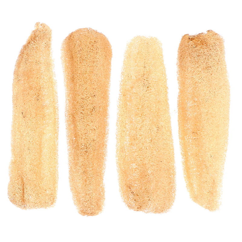 PureLufa Natural Loofah Sponge — Biodegradable Exfoliating Scrubber for Shower & Kitchen