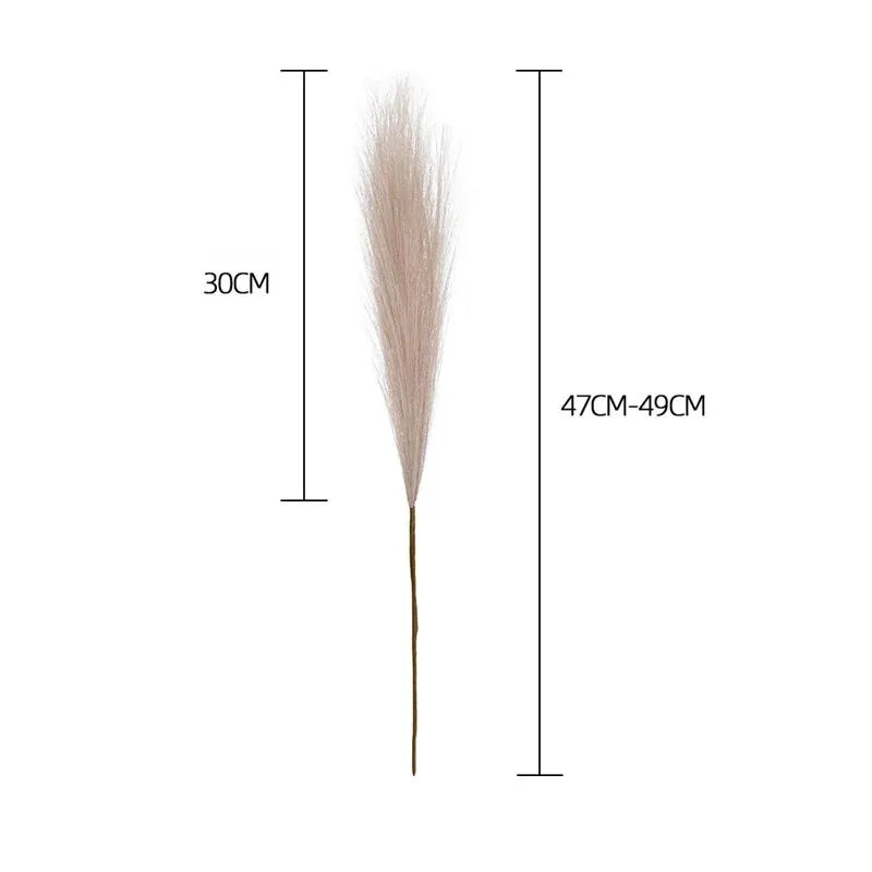BohoBliss Faux Reed Bouquet – 10PCS Artificial Reed Flowers