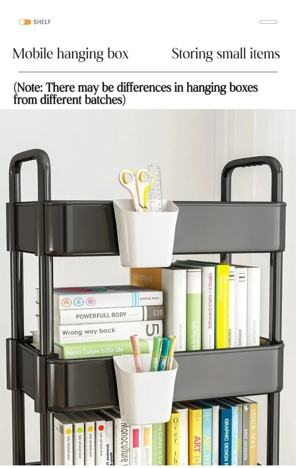 FlexiStore Mobile Storage Rack — 3/4 Tier Trolley Organizer with Wheels for Kitchen & Home