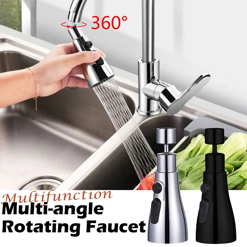 AquaGlide 360° Faucet Extender — Ultimate Splash-Proof Sink