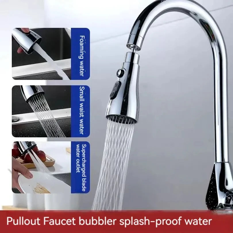 AquaGlide 360° Faucet Extender — Ultimate Splash-Proof Sink