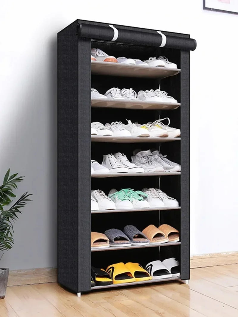 Dustproof Multilayer Shoe Storage Cabinet