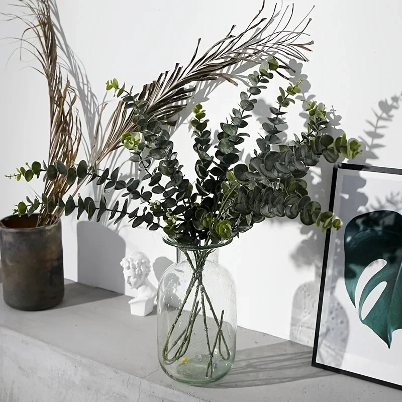 EverGreen Elegance – 10PCS Artificial Eucalyptus Stems