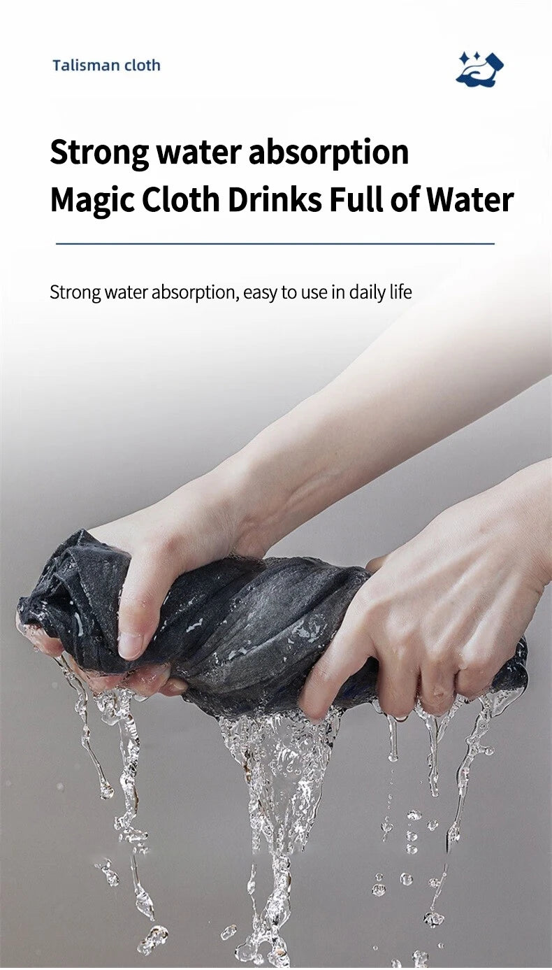 MagicShine Thickened Microfiber Cleaning Cloths — Lint-Free Glass & Surface Clean Towels