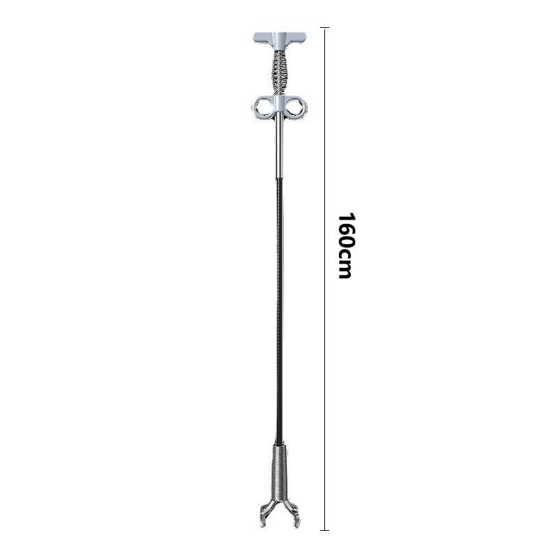 DrainMaster 160CM Sewer Snake — Spring Pipe Dredging Tool