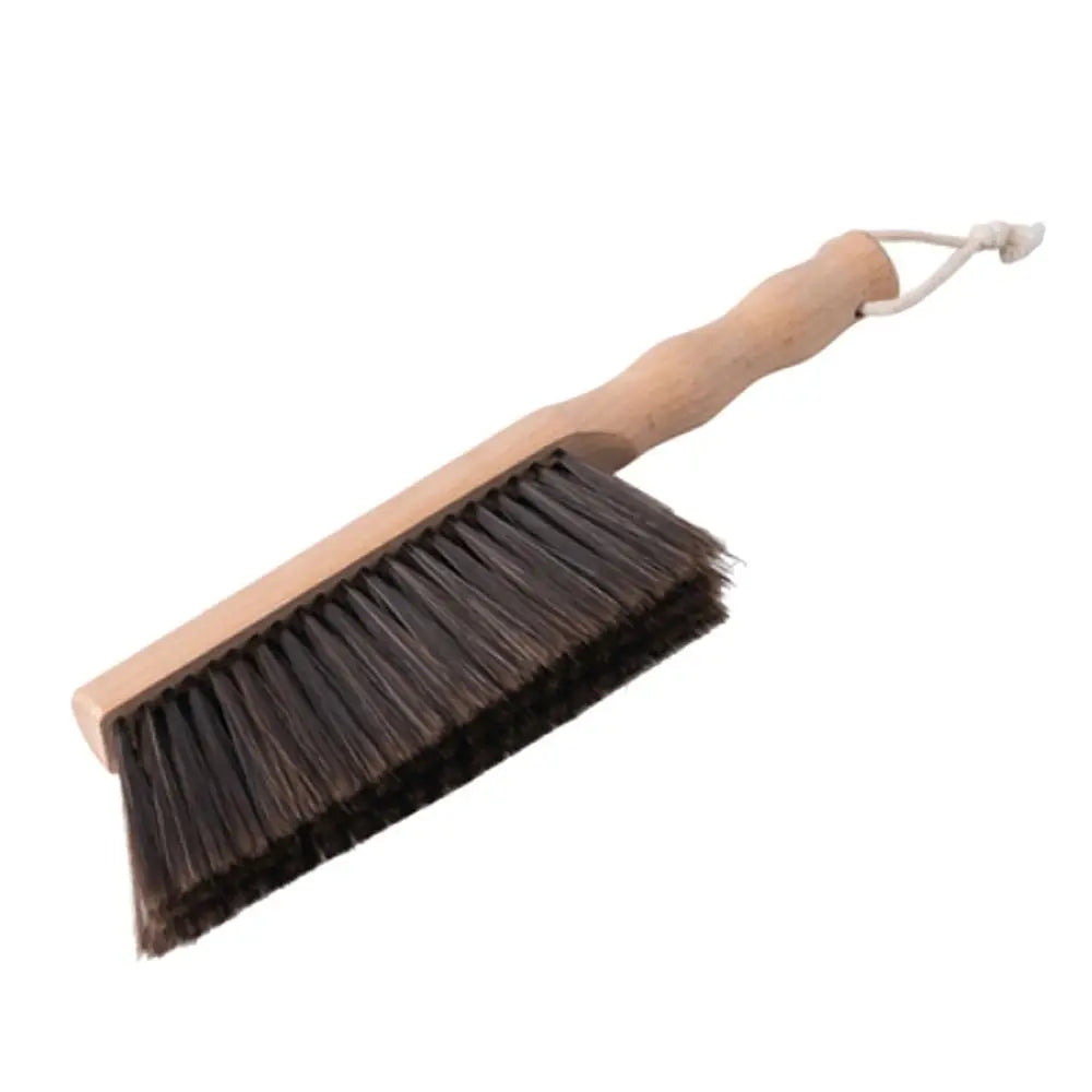 PureBristle Natural Wood Coffee Brush — Anti-Static Cleaning Brush for Desktop, Grinder & Bed