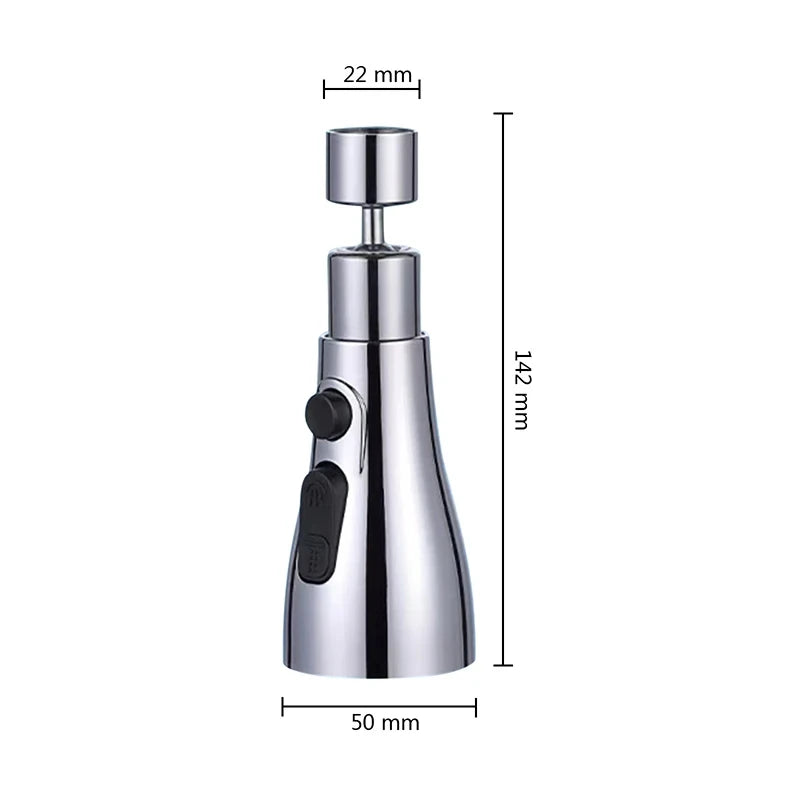 AquaGlide 360° Faucet Extender — Ultimate Splash-Proof Sink