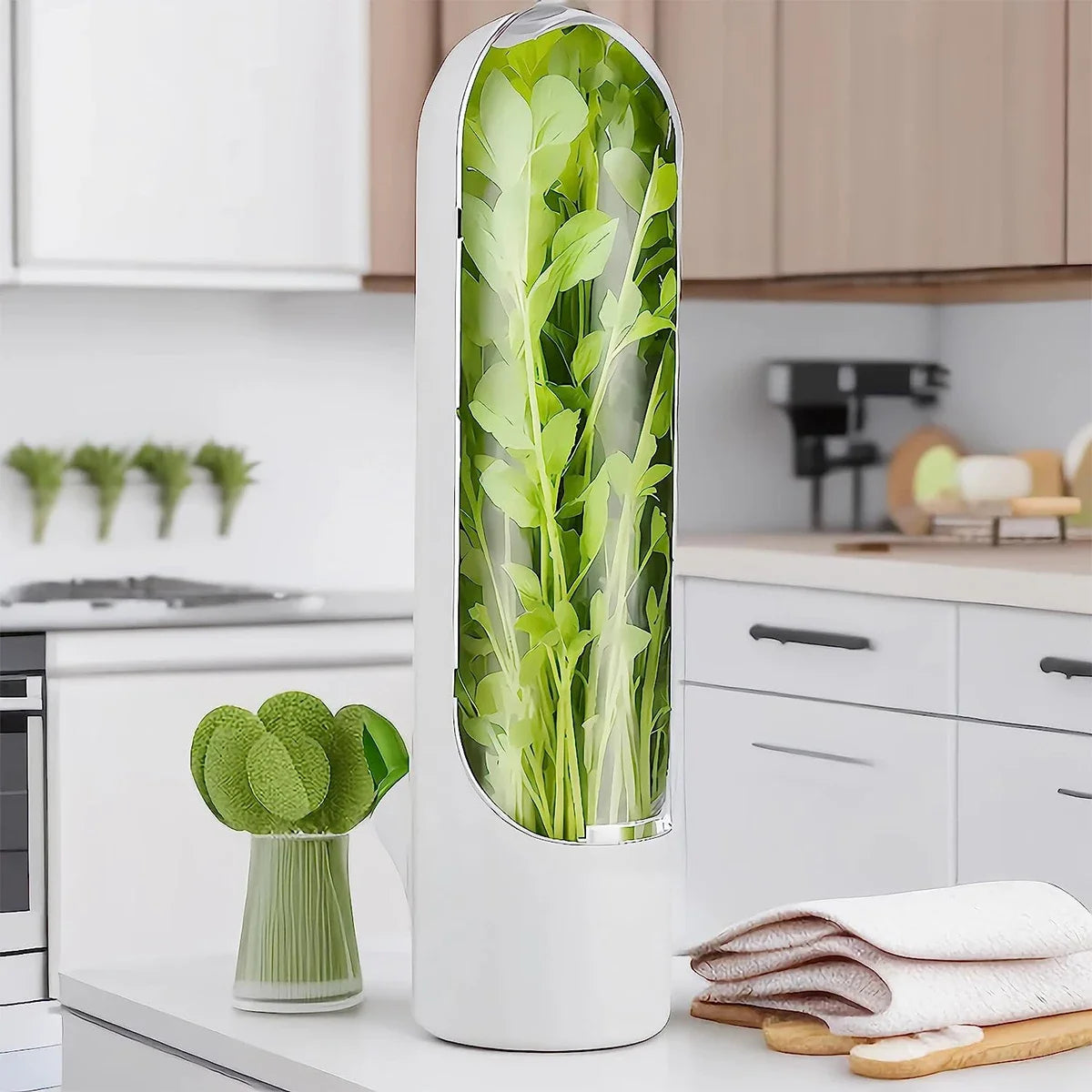 HerbGuard Fresh Herb Saver — Preservation Container for Herbs & Vegetables (1/2/3 PCS)