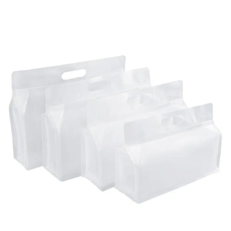 EcoZip Reusable PEVA Food Storage Bags — Leakproof Stand-Up Silicone-Free Freezer Bags