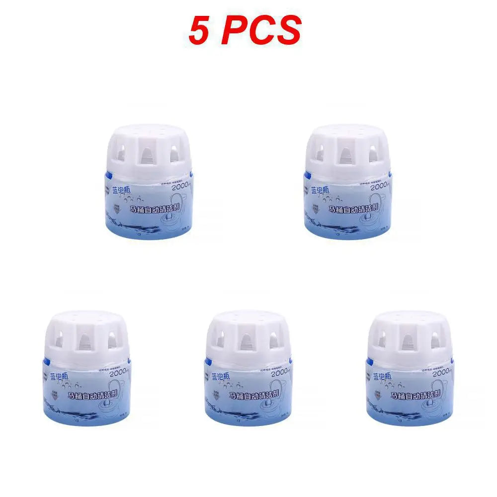 BlueWave Automatic Toilet Bowl Cleaner — Blue Bubble Deodorizing Tablets