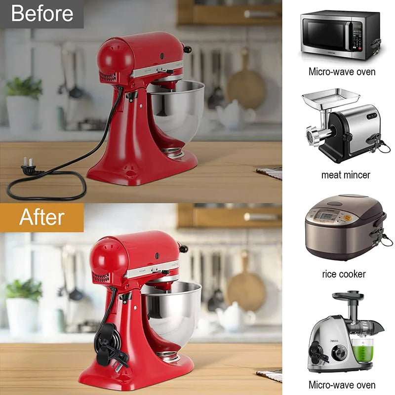 4-Piece Kitchen Cord Winder Organizer Set