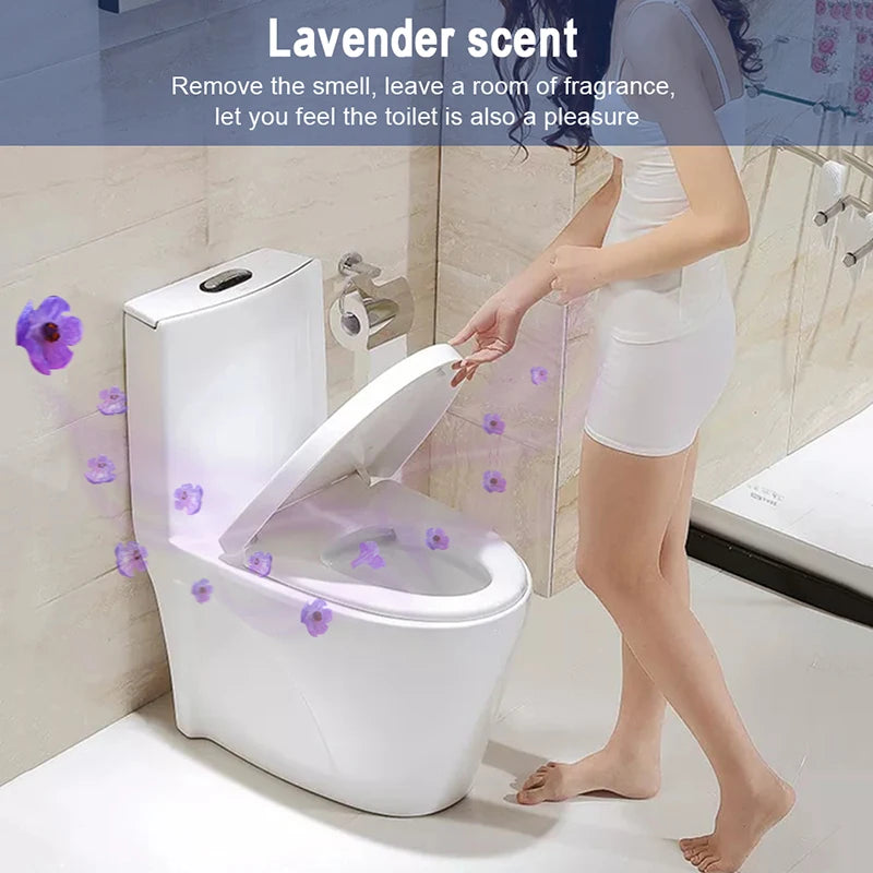 BlueWave Automatic Toilet Bowl Cleaner — Blue Bubble Deodorizing Tablets