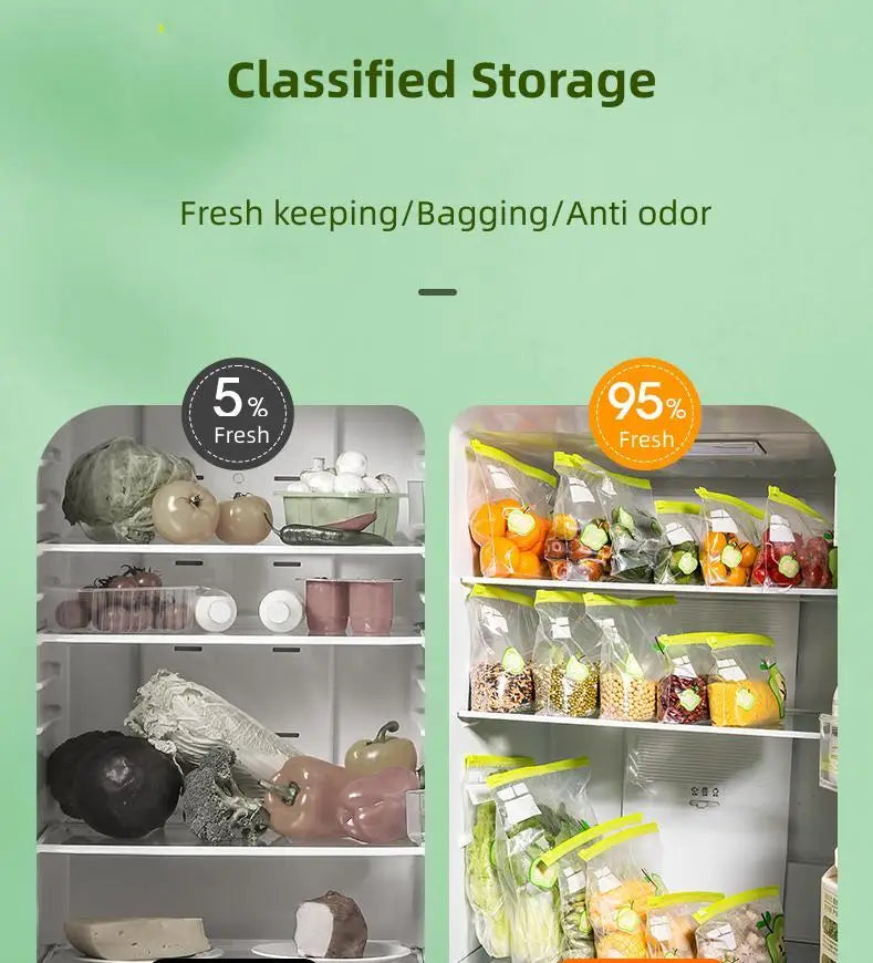 ClearGuard Reusable Zip Lock Bags — Food-Grade Transparent Storage Bags for Freezer, Travel & Camping