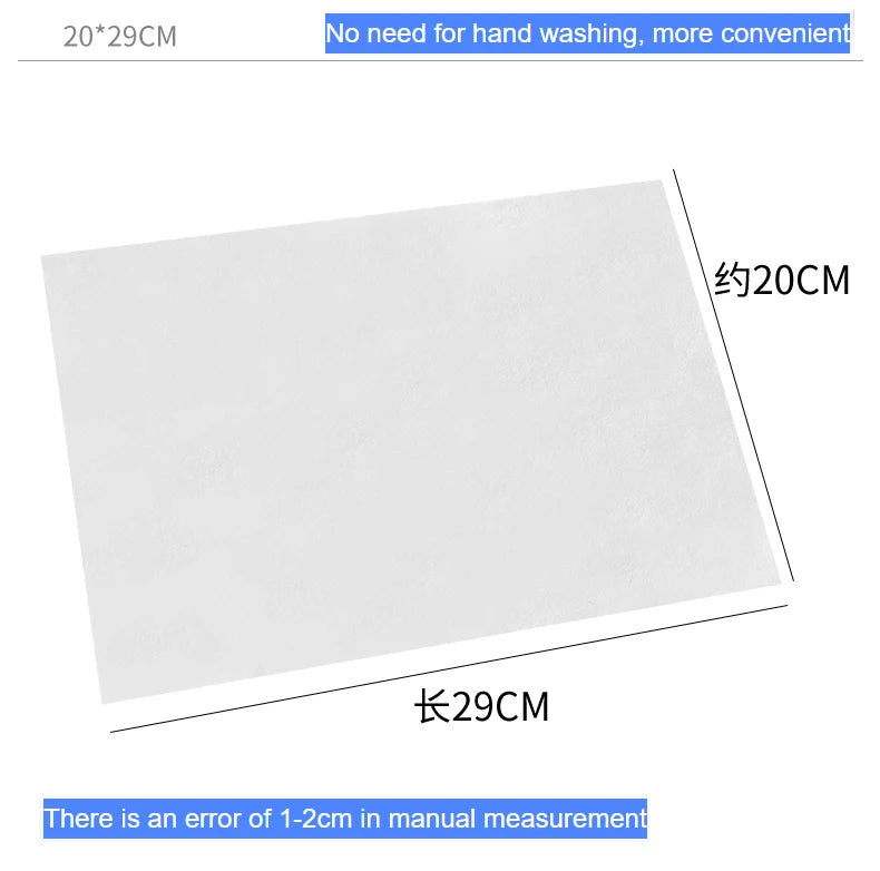 DustTrap Electrostatic Mop Cloths — Disposable Replacement Pads for Pet Hair & Dust (100PCS)