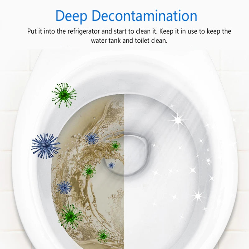 BlueWave Automatic Toilet Bowl Cleaner — Blue Bubble Deodorizing Tablets