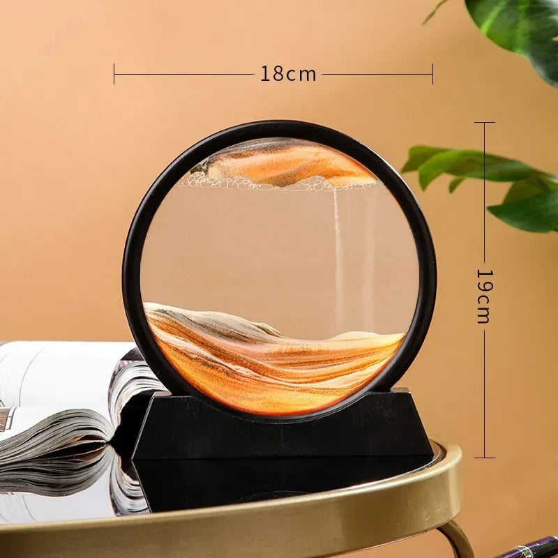 3D Flowing Sand Art Sculpture