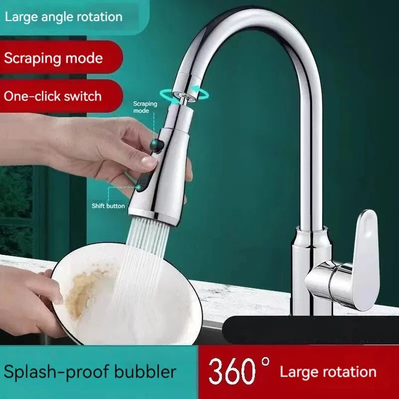 AquaGlide 360° Faucet Extender — Ultimate Splash-Proof Sink