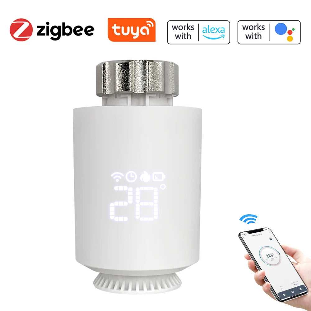 HeatMaster TRV Radiator Valve — Smart Thermostatic Temperature Controller