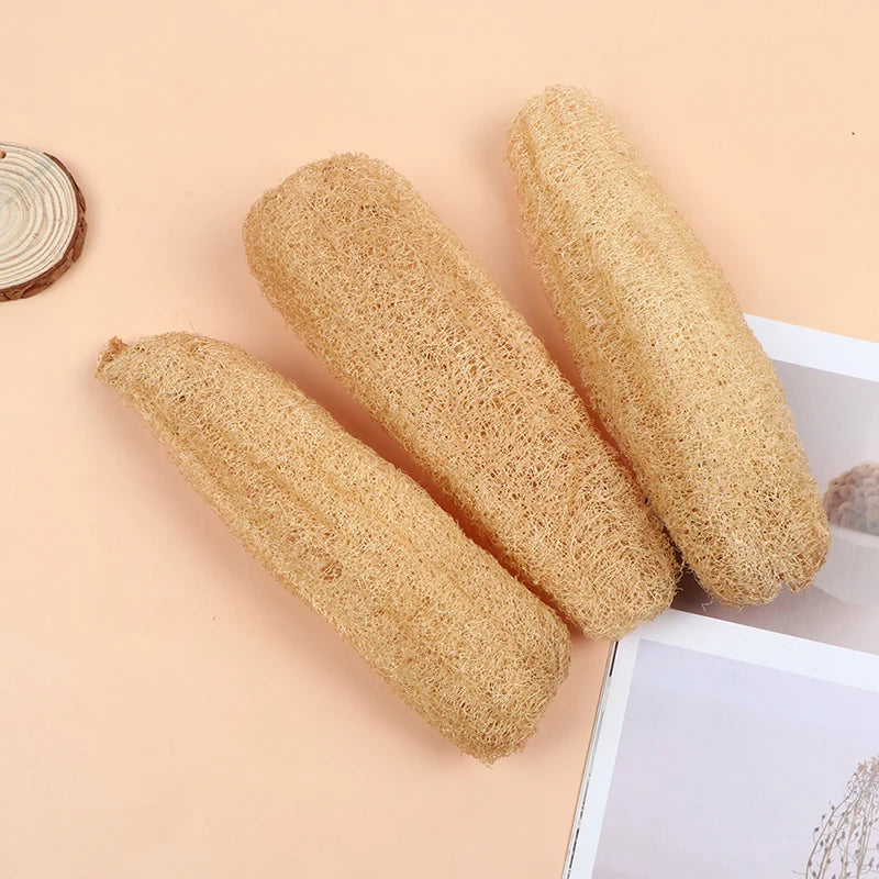 PureLufa Natural Loofah Sponge — Biodegradable Exfoliating Scrubber for Shower & Kitchen