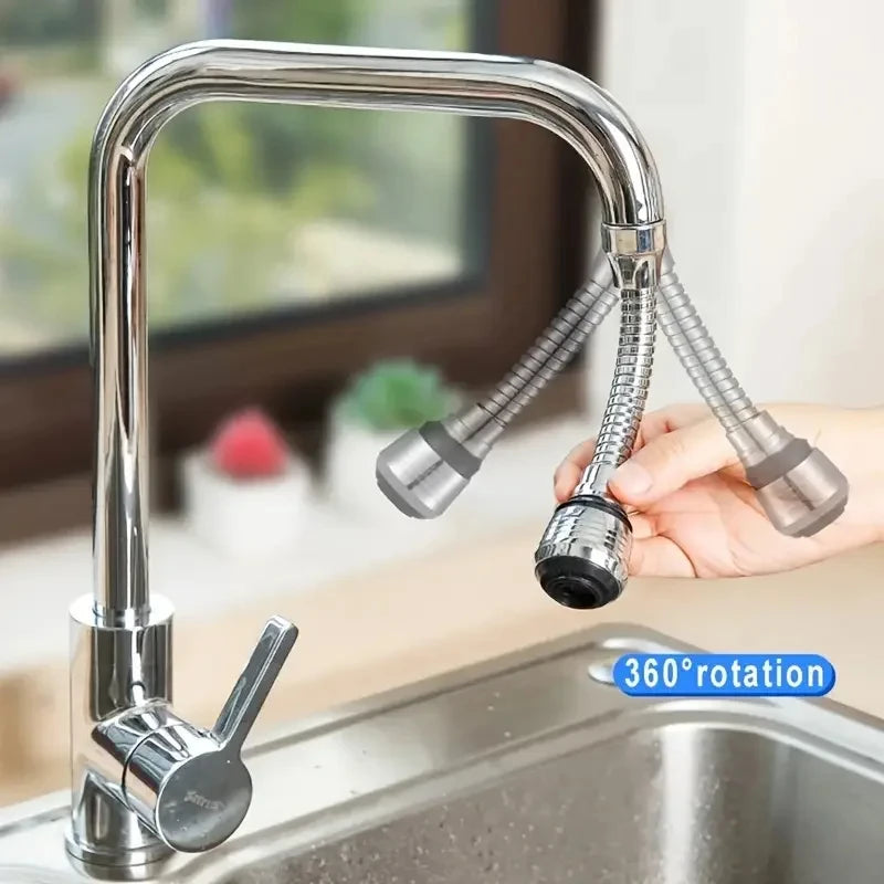 AquaShield 360° Anti-Splash Faucet Head — Water-Saving Bubbler Nozzle