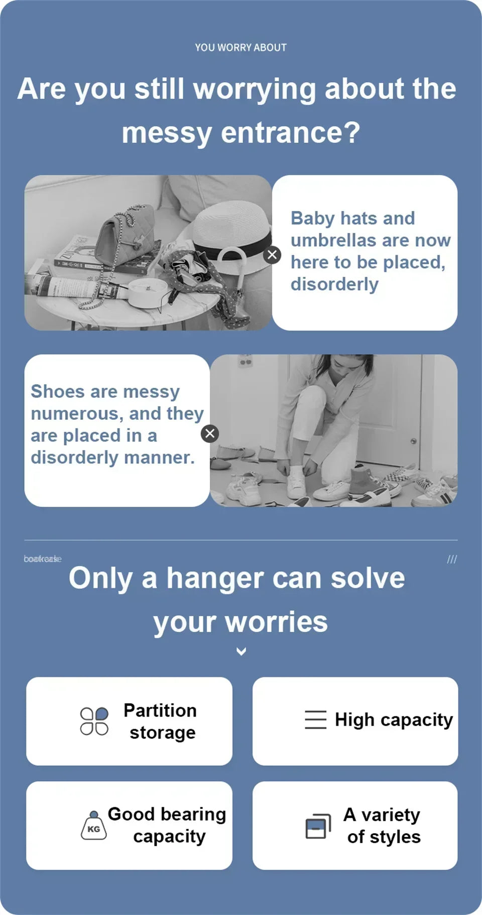 Multi-Layer Shoe and Clothes Storage Rack