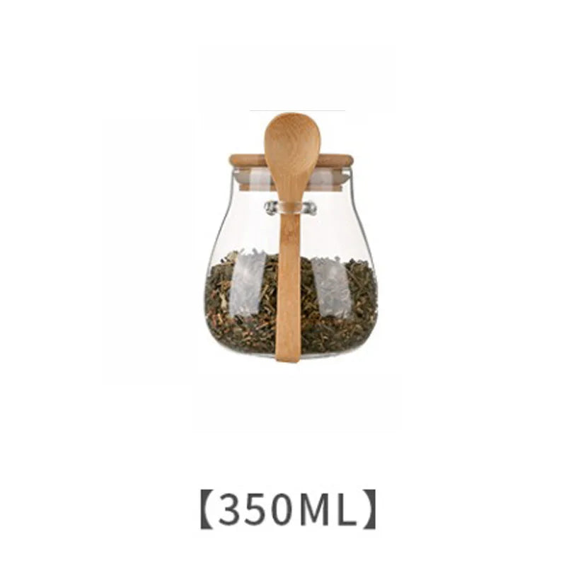 SealFresh Glass Jar Set — Airtight Food Storage Containers for Coffee, Tea, Sugar & More