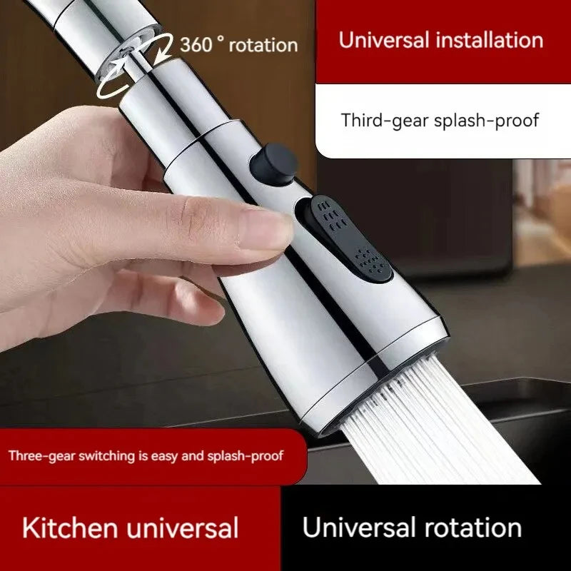 AquaGlide 360° Faucet Extender — Ultimate Splash-Proof Sink