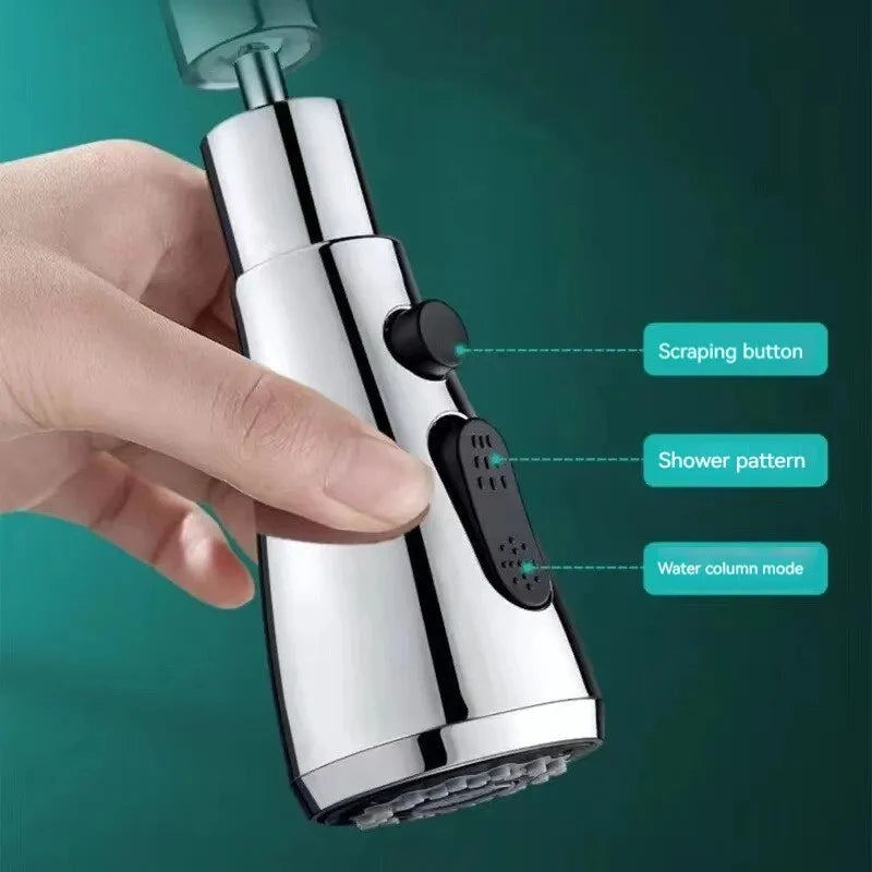 AquaGlide 360° Faucet Extender — Ultimate Splash-Proof Sink