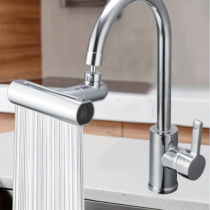 AquaFlex 4-in-1 Kitchen Faucet – Universal Swivel with 360° Rotation