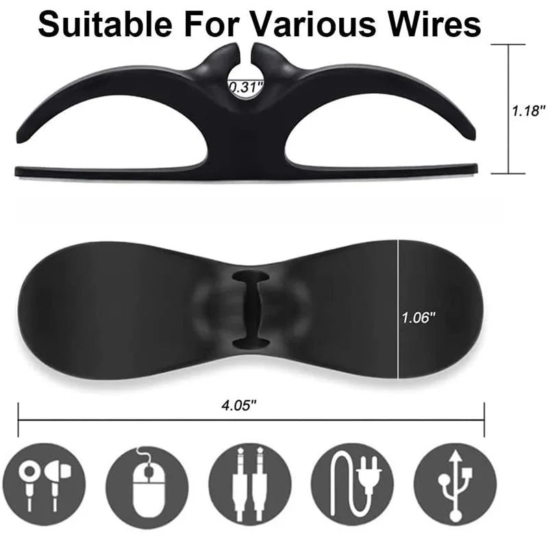 4-Piece Kitchen Cord Winder Organizer Set
